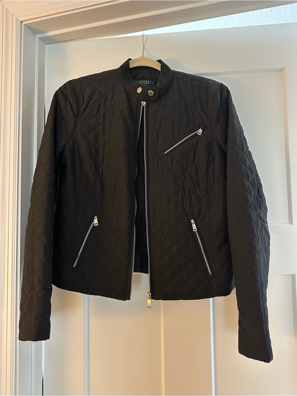 Lauren Ralph Lauren Black Jacket with Dark Hardware